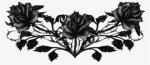 Gothic Tattoos Free Download Png - Black Rose Tattoo Png
