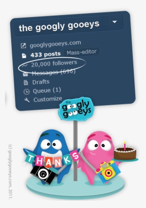 Thank You To All The Awesome Netizens Of Tumblrrrr - Googly Gooeys