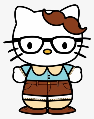 Hello Kitty Happy Birthday Clipart At Getdrawings - Hipster Hello Kitty