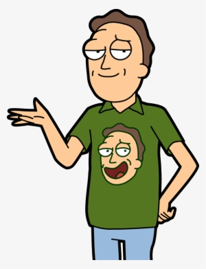 Self-promoting Jerry - Rick And Morty Png