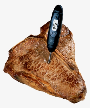 Steak With Thermometer Reading 145 Degrees F - Veal Steak