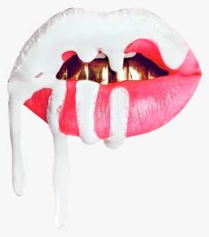 Logo Lips White - Logo Kylie