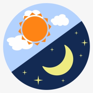 Night Clipart - Day And Night Icon