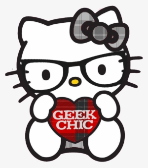Hello Kitty Nerd By Ladypinkilicious - Hello Kitty Wearing Glasses