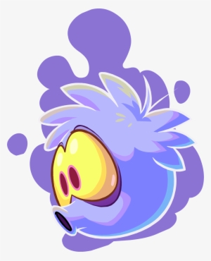 Puffle Party 2016 Mem Popup Ghost - Club Penguin Ghost Puffle