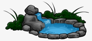Waterfall Pond - Clipart Water Pond Pond