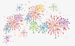 Happy New Year - Fireworks Clipart
