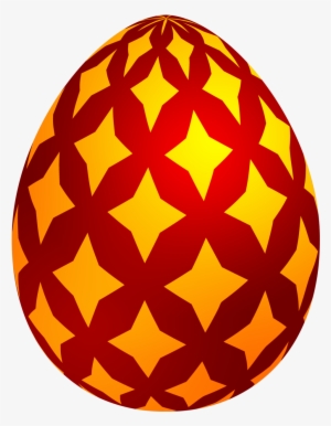 Red Easter Egg Png - Easter Eggs Clip Art Png