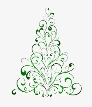 Transparent Green Christmas Tree Png Clipart - Christmas Tree Tile Coaster