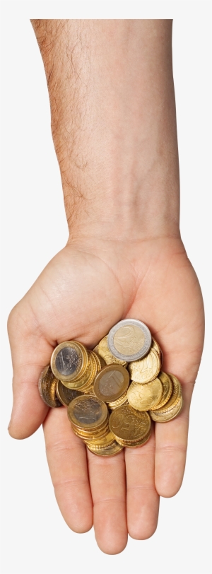 Money In Hand Png - Coins In Hand Png