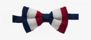 Stripe Knitted Bow Tie - Acb Moda