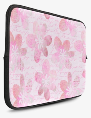 Watercolor Flower Pattern Custom Sleeve For Laptop - Coin Purse