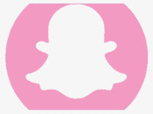 Snapchat Clipart Pink - Snapchat Icon Black Png