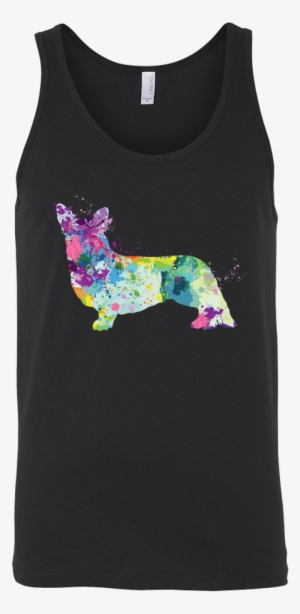 Welsh Corgi Cardigan In Watercolor Women's O-neck - Day Of The Dead Cat Shirts