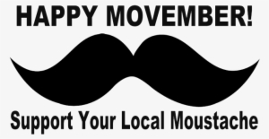 No Shave Movember Mustache Png - Happy Movember