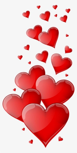 red heart transparent background