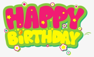 Happy Birthday Png Pink Svg - Happy Birthday Full Hd