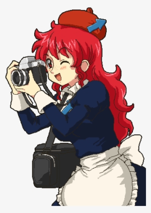 Adult Commons-tan With A Camera - Camera Png