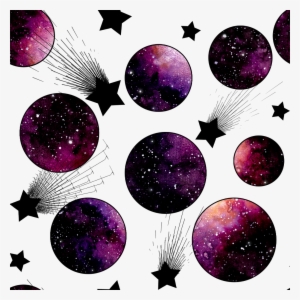 Hand Painted Purple Planet Background Image Png Transparent - Portable Network Graphics