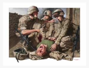 "faces Of War" / © 2013 / Watercolor / 22" X 28" / - Real Faces Of War
