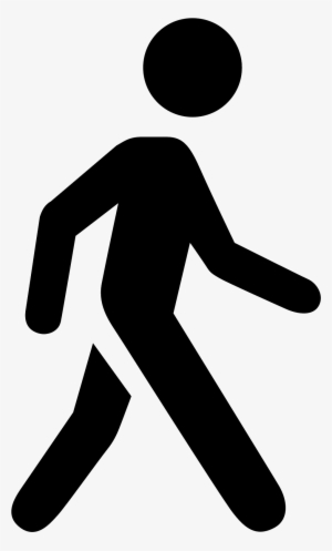 This Icon Is Like A Three Dimension Stick Person - Walking Icon