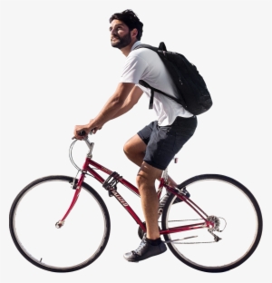 Cycling Png Clipart - People Riding Bike Png