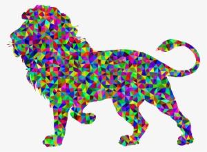 This Free Icons Png Design Of Prismatic Low Poly Lion