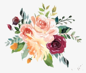 Free Watercolor Floral Summer Vector Pattern - Watercolor Floral Vector Png