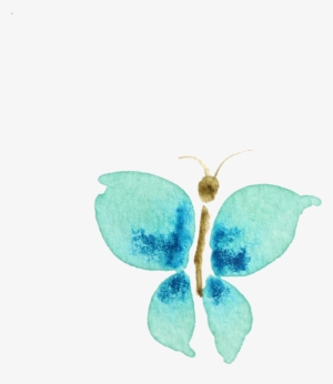 Free May Desktop Calendar And Watercolor Clipart - Transparent Butterfly Watercolor