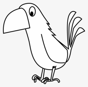 White Cartoon Parrot Svg Clip Arts 600 X 595 Px