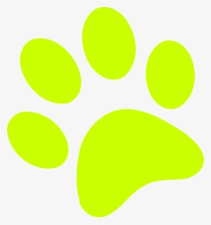 Green Paw Print Png