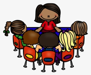 28 Collection Of Teacher Small Group Clipart - Guided Reading Center Clipart