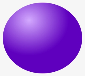 Purple Clip Art At Clker Com Vector - Purple Sphere Clipart