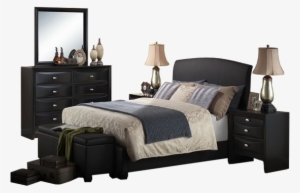 Shop Some Of The Best Brands For All Of Your Living - Acme Ireland Full Faux Leather Bed, Black
