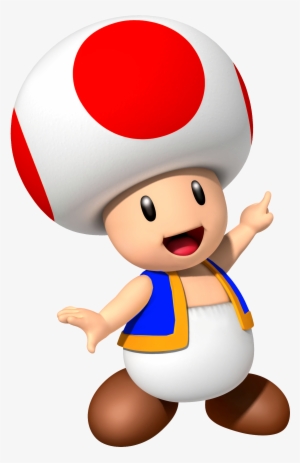 Super Mario Clipart Christmas - Toad Mario