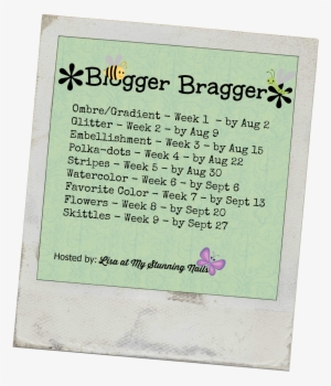 i've recently joined a blogger bragger summer nail - document