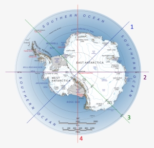 Encompassing A Cubic Kilometer Of Ice, Icecube Searches - Physical Features Of Antarctica Map