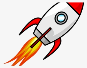 Drawn Spaceship Comic - Rocket Transparent