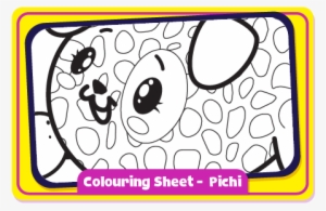 Pichi Colouring Sheet - Pikmi Pop Coloring Sheets