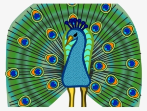 Peafowl Clipart Peacock Colour - Clip Art