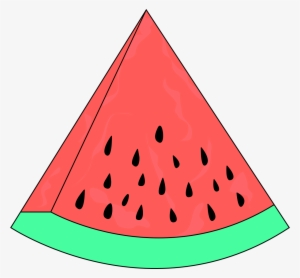 Whole Watermelon Clipart Free Clipart Image Image - One Slice Of Watermelon Clipart