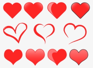 Free Heart Graphic Pack - Hearts Clipart