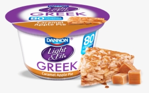 Greek Yogurt Caramel Apple Pie - Dannon Light And Fit Greek Yogurt Salted Caramel