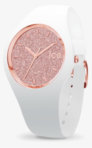 Ice Glitter - White Rose-gold - Ice Watch ✅ Ice Lo Ic013427. Watches Uk. Sales.