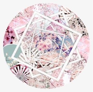Icon Pastel Pink Tumblr Cherryblossom - Picsart Icon Pattern
