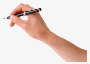 Free Png Pen On Hand Png Images Transparent - Hand With Pen Png