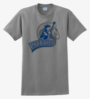 The Classical Academy Printed Patriots Logo T-shirt - Grey Nc State T Shirt