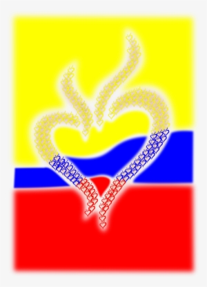 Corazon Colombia Es Pasion Clipart Colombia Heart Clip - Logos De La Selección Colombia