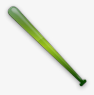 Download - Green Baseball Bat Png
