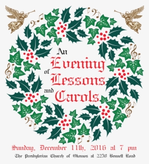 Lessons Carols Graphic - Christmas Music